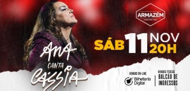 Armazém Convention traz Ana Carolina para Bahia com show 'Ana Canta Cássia'