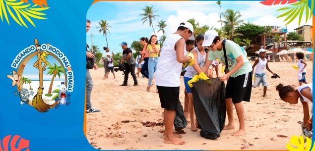 12ª edição do Passando o Rodo nas Praias acontece neste sábado (16) na praia de Stella Maris, em Salvador