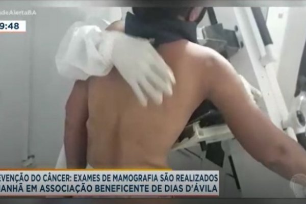 Reportagem da Record/BA com nosso cliente INTS, sobre exames de mamografia que o Instituto realizou em Dias D’Ávila