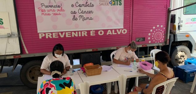 Instituto oferece mamografia gratuita para mais de 160 mulheres na Estrada das Barreiras