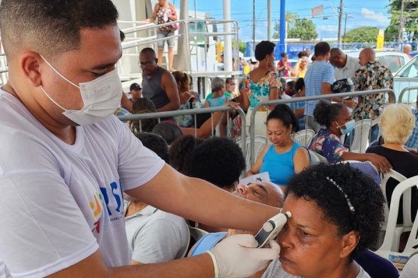 Mutirão de oftalmologia do INTS realiza mais de 400 atendimentos gratuitos em Salvador