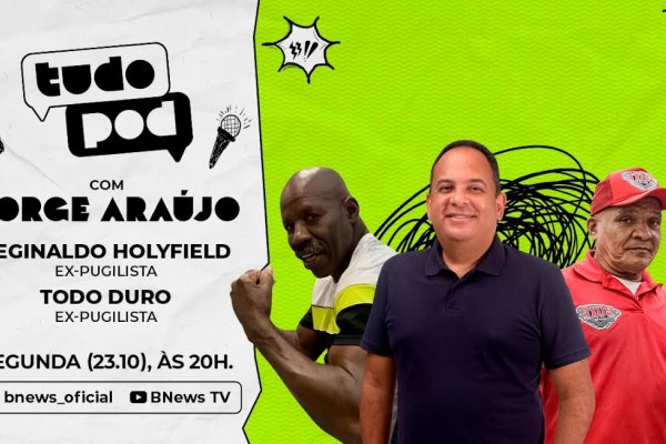 Jorge Araújo comanda TudoPod no BNews e promete "bafafá" e "agonia" nas noites de segunda-feira