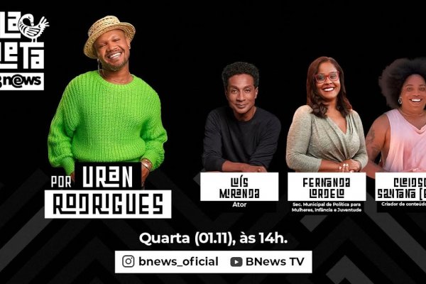 Agitador cultural Uran Rodrigues comanda temporada do programa Tela Preta no BNews
